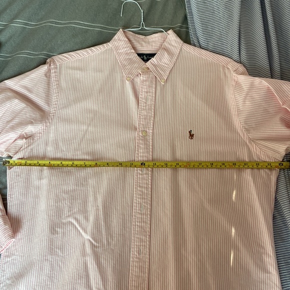 Polo Ralph Lauren - pink/white seersucker dress shirt - Picture 11 of 14